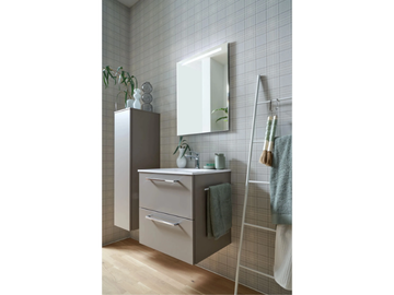 SOFT LACK LAVA SOFT MAT - Wall-mounted single wooden vanity unit with drawers by Nolte Küchen - view 3